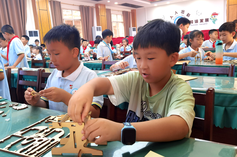 動手體驗環節。姚瑋懌攝