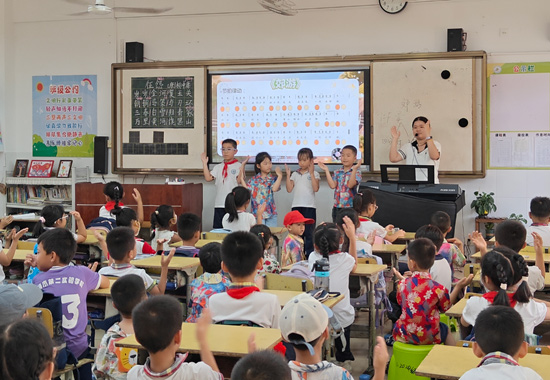 活动现场。北海职业学院实验幼儿园供图