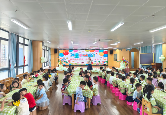 活动现场。北海职业学院实验幼儿园供图