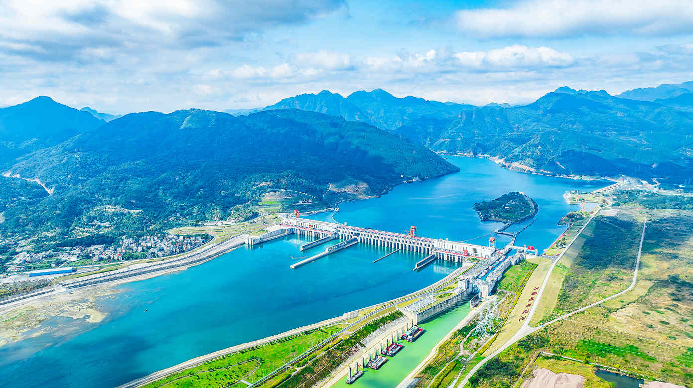 大藤峡水利枢纽工程。农行广西分行供图