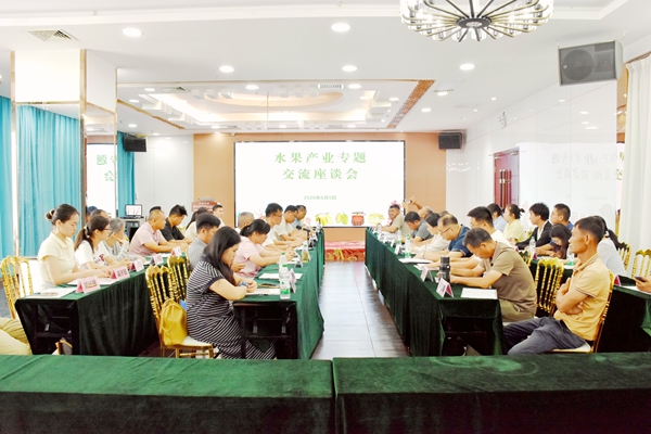 座谈会现场。朱鹏锦摄