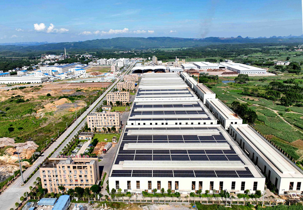 罗城工业园区河池港片区。兰永东摄