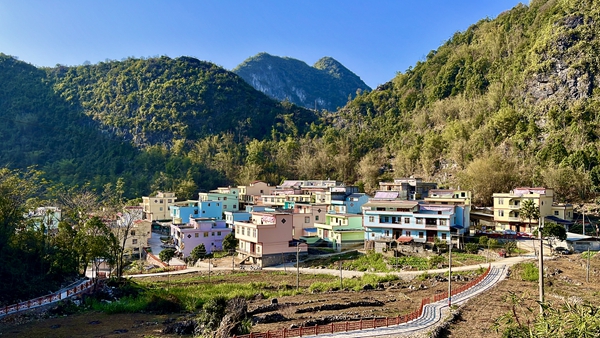 广西民族特色村寨拉闷屯风貌