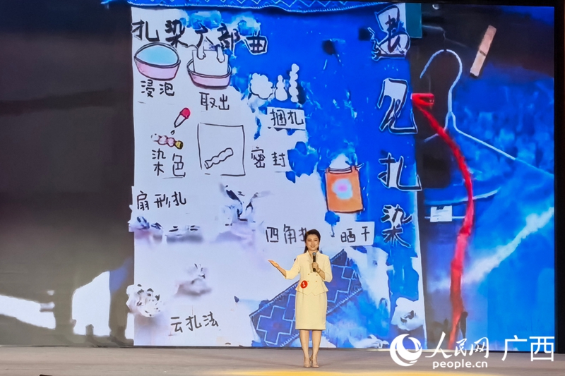 选手演讲现场。人民网 庞惠文摄