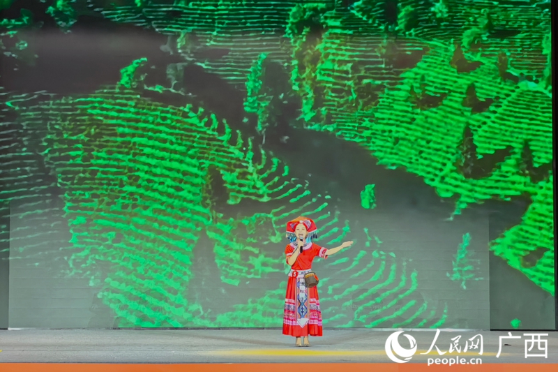 选手演讲现场。人民网 庞惠文摄