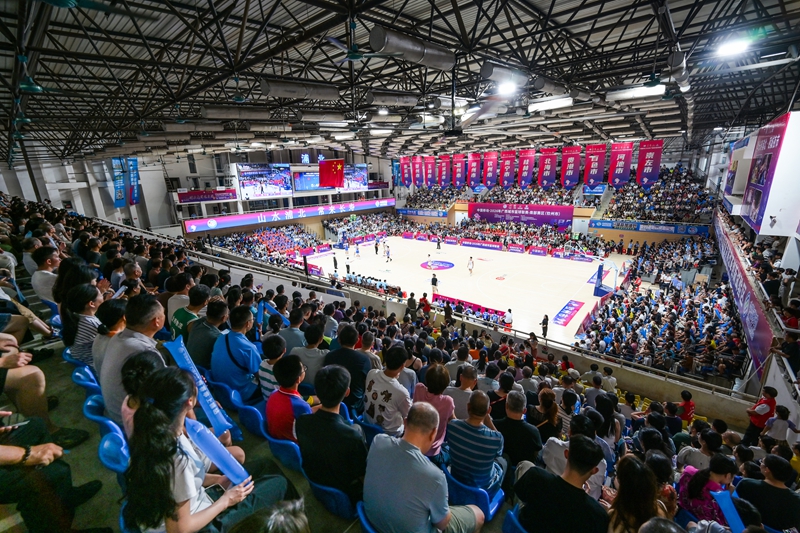 比赛现场。中国移动·2026年“桂BA”组委会供图
