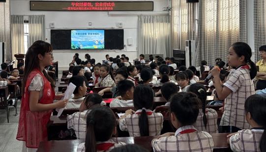 江南区苏圩镇开展暑期安全宣传进校园活动
