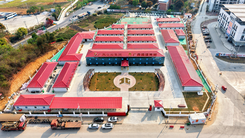 南百改扩建项目6标驻地场站建设。苏琦摄