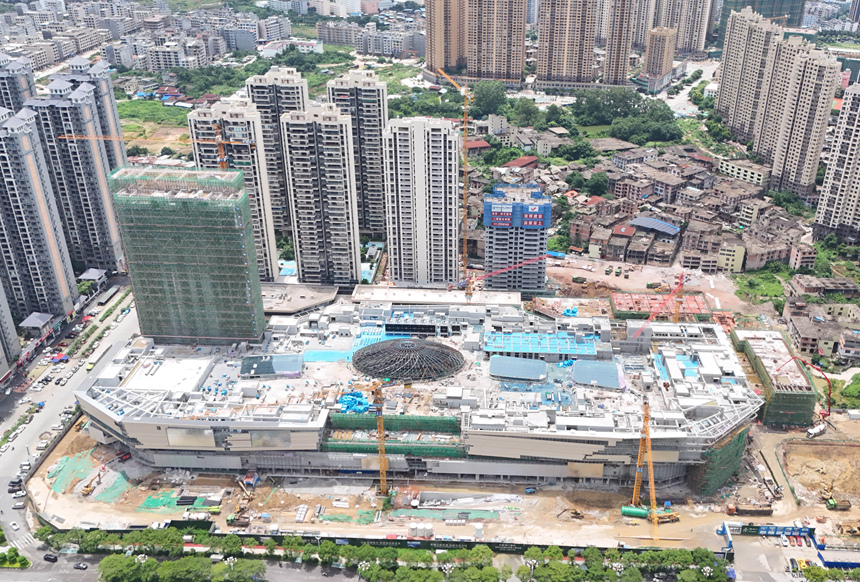 项目建设现场。中国一冶供图