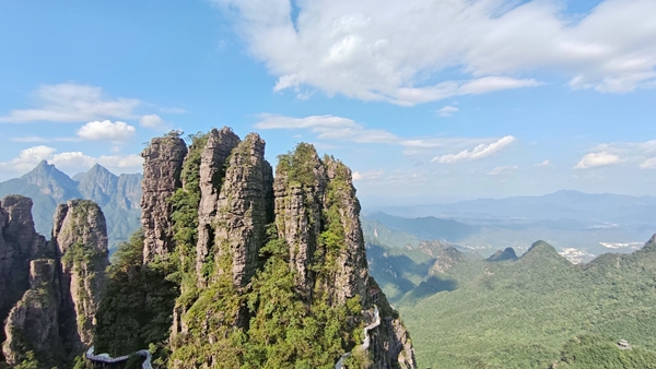 北帝山风光。人民网记者 王勇摄