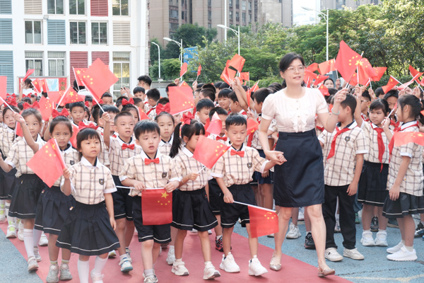活动现场。南宁市云景路小学供图