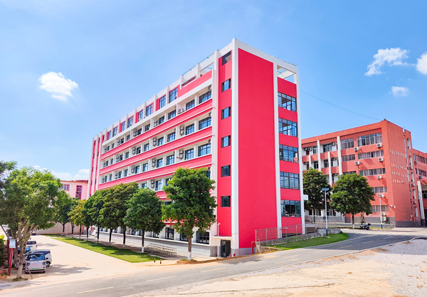 柳城中學科技樓。中國一冶供圖