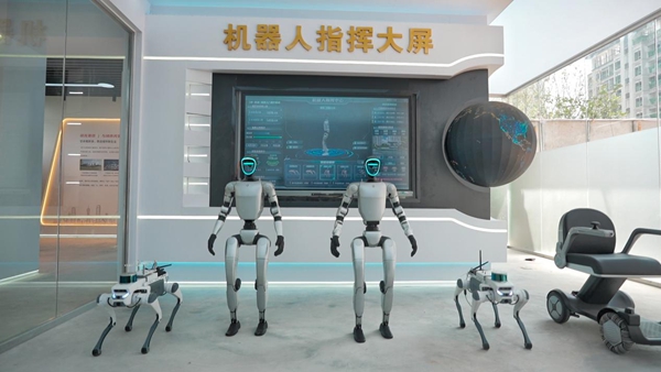 機器人指揮中心。黃君軍攝