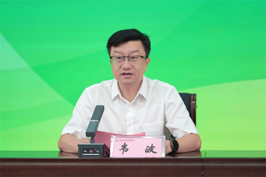 韋波致辭。沈泓宇攝