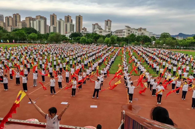 校园活动。柳州市第一中学供图