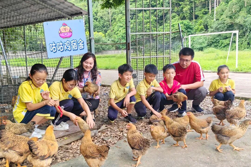 学校开发系列特色劳动课程。柳州市三门江中学供图