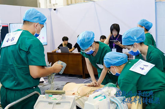 學員賽臨床技能競賽現場