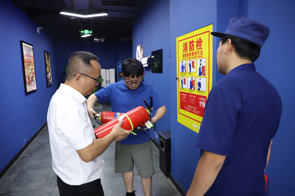 檢查現場。港口區委宣傳部供圖