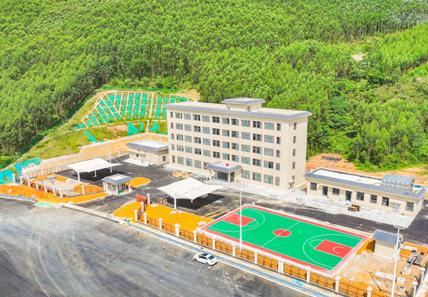 項目沙埔互通房建工程。中國一冶供圖