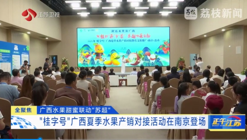 广西水果甜蜜联动“苏超” “桂字号”广西夏季水果产销对接活动在南京登场_x264