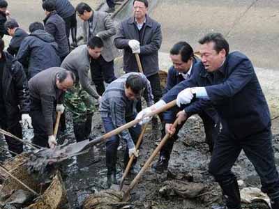 广西桂林兴起大修水利大种树热潮