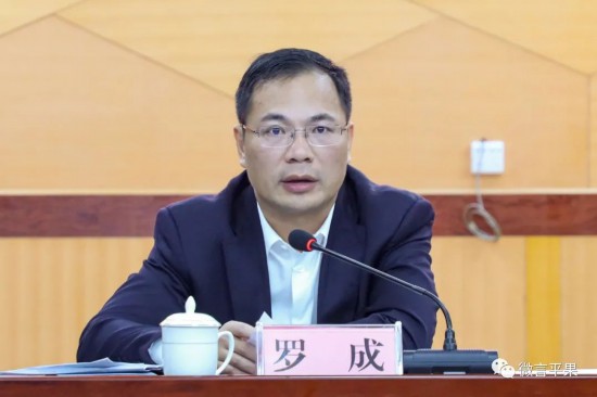 罗成到平果市自然资源局检查指导工作